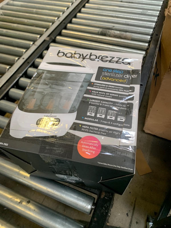 Photo 1 of *INCOMPLETELY** Baby Brezza Bottle Sterilizer and Dryer Advanced – 33% Faster - Largest Capacity Steam Sanitizer - Universal Sterilization Machine for All Bottles + Pump Parts - HEPA Air Filter