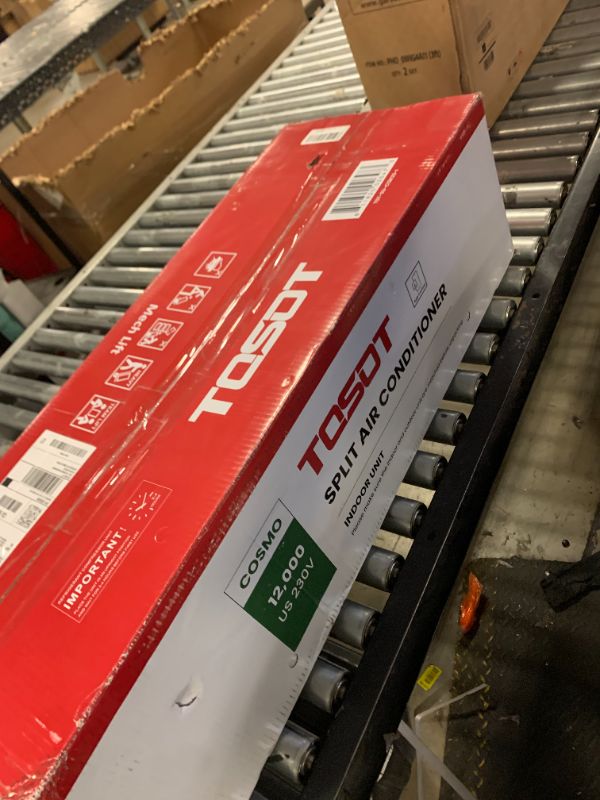 Photo 1 of TOSOT 12,000 BTU Mini-Split Air Conditioner and Heating System, 19 SEER2 Wifi-Enabled Ductless Inverter AC Unit with 16ft Copper Line Set, Voice Controlled, 208-230V, Cosmo Series