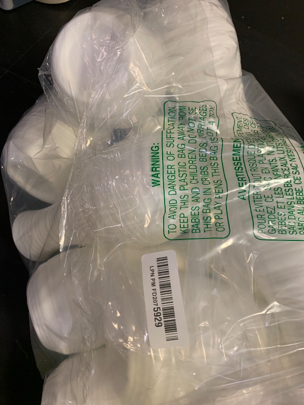 Photo 1 of 10 Pack Composite Plastic Flower Vases Bulk White Small Tall Conic Floral Vases for Centerpieces Unbreakable Bud Vase for Wedding Party Living Room Decor (Simple)