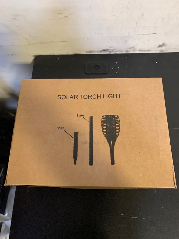 Photo 1 of *NONFUNCTIONAL** Permande 16 Pack Upgraded Solar Lights Outdoor, Mini Solar Torch Lights with Flickering Flames, Waterproof Landscape Decoration Dancing Flame Lights for Garden Pathway Yard, Auto On/Off Dusk to Dawn