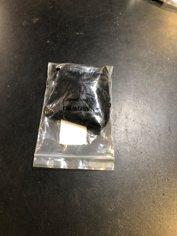 Photo 1 of *UNKNOWN SIZE* Large Gauge F136 Implant Grade Titanium Diameter Hinged Segment Clicker Ring