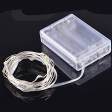 Photo 1 of 10Ft/30 LEDs Fairy,Starry , String Lights for Indoor&Outdoor Decoration Wedding Home Parties Christmas Holiday, Waterproof,Battery Operated.(Warm White)