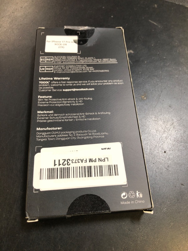 Photo 1 of TOCOL for Phone 17 Pro Max Phone Case