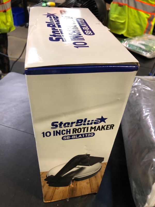 Photo 1 of 10inch Roti Maker by StarBlue with FREE Roti Warmer and Removable Handle - The automatic Stainless Steel Non-Stick Electric machine to make Indian style Chapati, Tortilla, Roti AC 110V 50/60Hz 1200W
