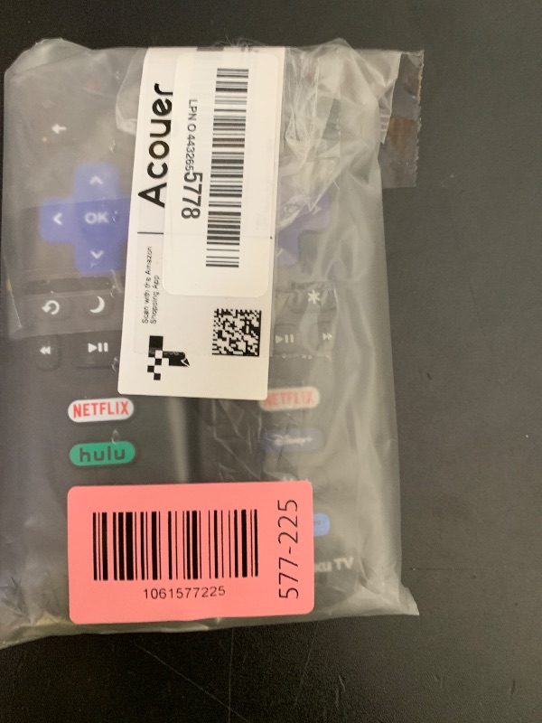 Photo 1 of (Pack of 2) Replacement Remote Control Only for Roku TV, Compatible for TCL Roku/Hisense Roku/Onn Roku/Sharp Roku/Element Roku/Westinghouse Roku/Philips Roku Smart TVs (Not for Roku Stick and Box)