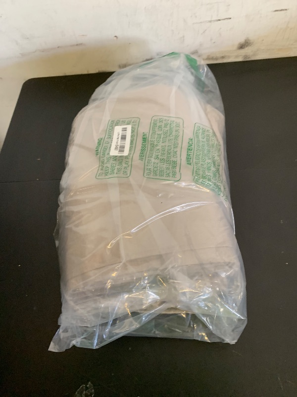 Photo 1 of 100% Blackout Shield Linen Blackout Curtains for Bedroom 96 Inches Long, Back Tab/Rod Pocket Living Room Drapes, Thermal Insulated Blackout Curtains 2 Panels Set, 50" W x 96" L, Plaza Taupe