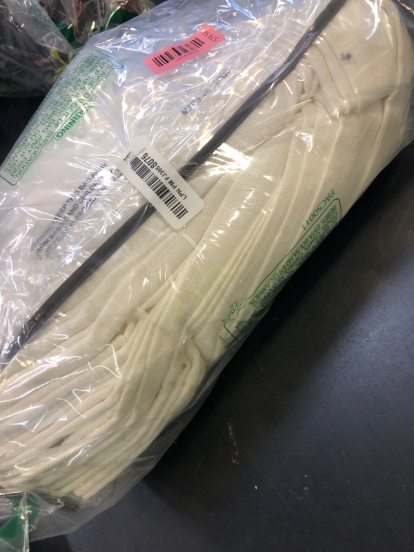 Photo 1 of 100 Inch Wide Pinch Pleated Extra Wide Curtain Panels 90 Inches Long for Patio Sliding Glass Door Hooks Rings Semi Sheer Beige Linen Privacy 90 Inch Length for Living Room 100x90 1 Panel Oatmeal