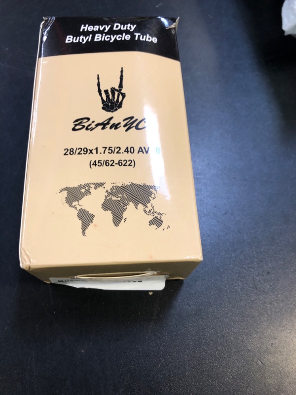 Photo 1 of 1 PC 28/29 Inch Heavy Duty 28/29x1.75-2.40 Bike Tube AV48mm Schrader Valve 45/62-622 Inner Tube Compatible with 28/29x1.75/1.95/2.0/2.10/2.125/2.20/2.25/2.30/2.35/2.40 Bike Bicycle Tire Tube