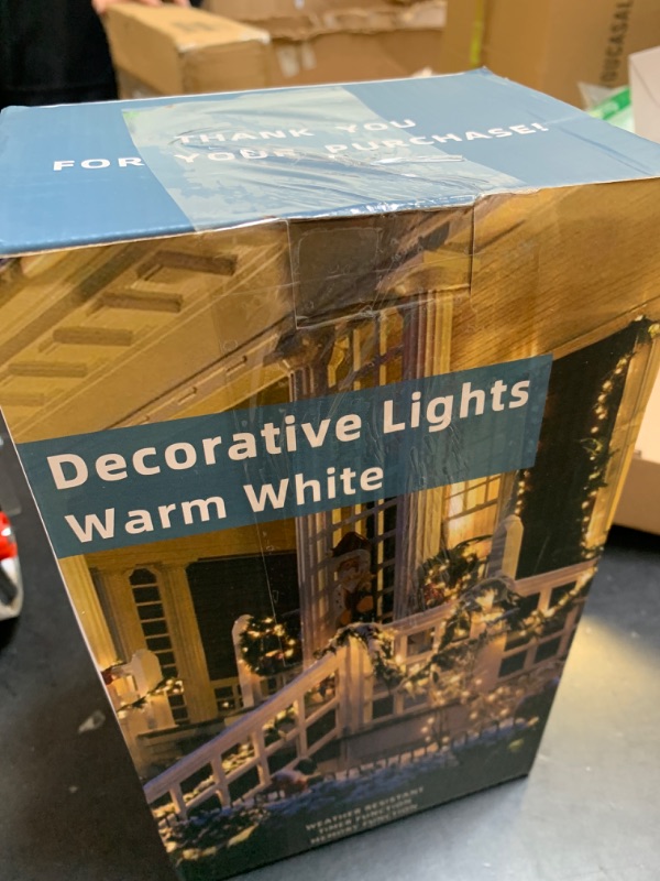 Photo 1 of 1500 LED 470FT Christmas Lights Outdoor,12 Lighting Modes Christmas String Lights with Timer, Dimmable Warm White LED String Light Waterproof for Yard PatioTree Xmas Wedding Party Holiday Decorations