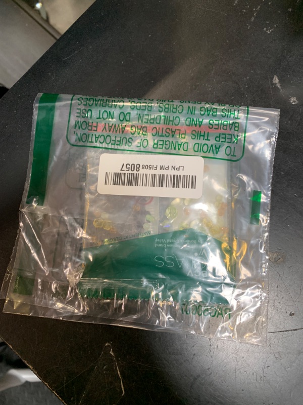 Photo 1 of 0.88oz (25g) Glow-Under-Blacklight Crystal Glass Bead Mix, Different Size & Color Uranium Czech Vintage Glass Bead Mix