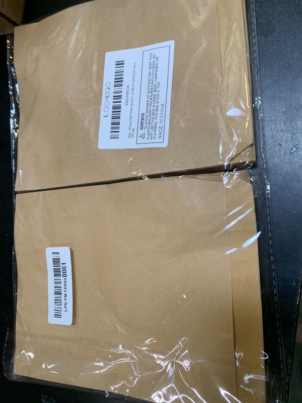 Photo 1 of 100-pack 6x8 Inches Natural Kraft Paper Bags for Bakery Cookies Treats Snacks Sandwiches Popcorn Small Gift bag