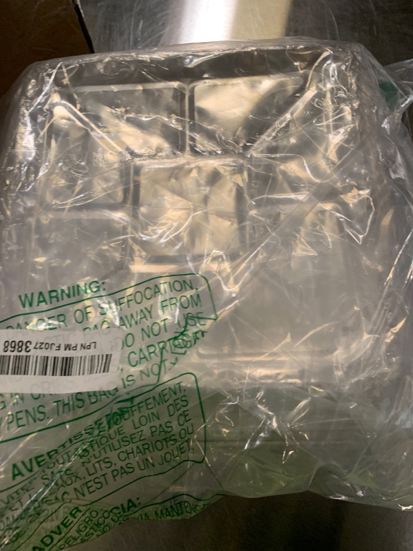 Photo 1 of (35 Pack) 8x8 Square Aluminum Baking Cake Pans with Clear Plastic Lids - Foil Pans with Lids - Disposable Food Containers Great for Cooking, Heating, Storing, Prepping Food