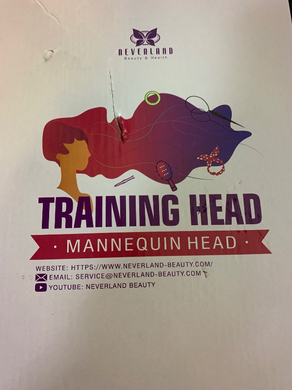 Photo 1 of 23 Inch Wig Head,Wig Stand Tripod with Head,Canvas Wig Head Stand with Mannequin Head for Wigs,Manikin Head Block Set for Wigs Making Display with Wig caps,T Pins Set,Bristle Brush