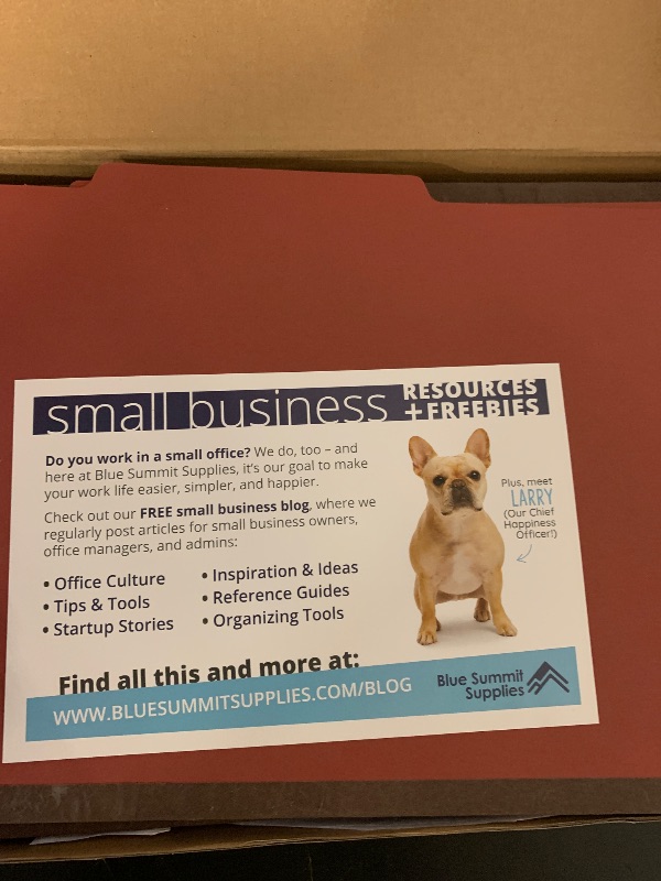 Photo 1 of 10 Legal Size Classification Folders - 2 Divider - 2 Inch Tyvek Expansions - Durable 2 Prongs Designed to Organize Standard Law Client Files, Office Reports - Legal Size, 10 Folders (Red)