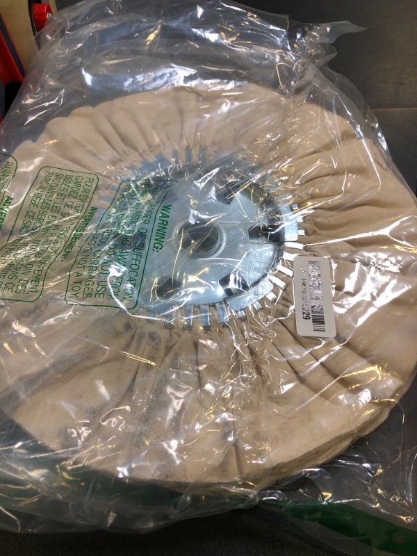 Photo 1 of 10" White Airway Buffing Wheel,5/8'' Arbor Hole,16 Plys/Fine Polishing for Angle Grinder,2PCS