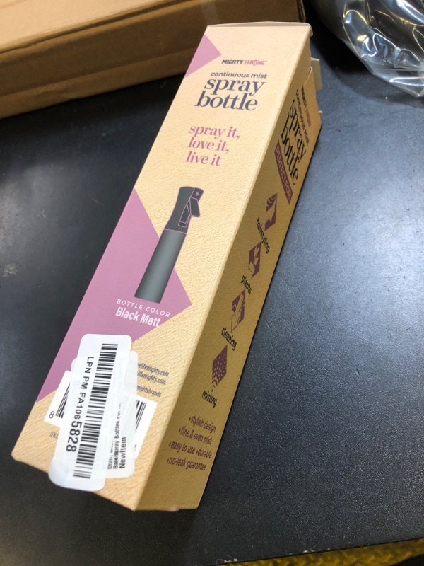 Photo 1 of 10 OZ Continuous Spray Bottles - Ultra Fine Mist Sprayer | Water Spray Bottle For Hair Stuff, Mister Spray Bottle For Plants Mister | Hair Spray Bottles For Hairstyling, Cleaning, Salons