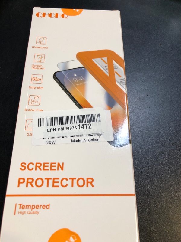 Photo 1 of [1-Second Auto-Install] QHOHQ 3 Pack Privacy Screen Protector for iPhone 17 Pro [6.3 Inch] + 1 Set Camera Lens Protector, 25° Anti Spy Tempered Glass, [12FT Military Grade Shatterproof], Case Friendly