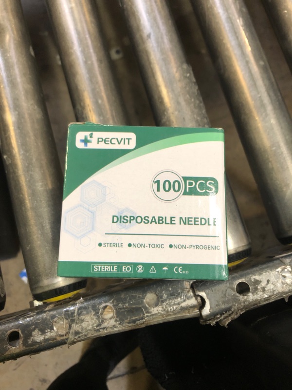 Photo 1 of 100Pack 30Ga 1 inch Needles Luer Lock Lab Dispensing Accessories for Measuring,Refilling Inks