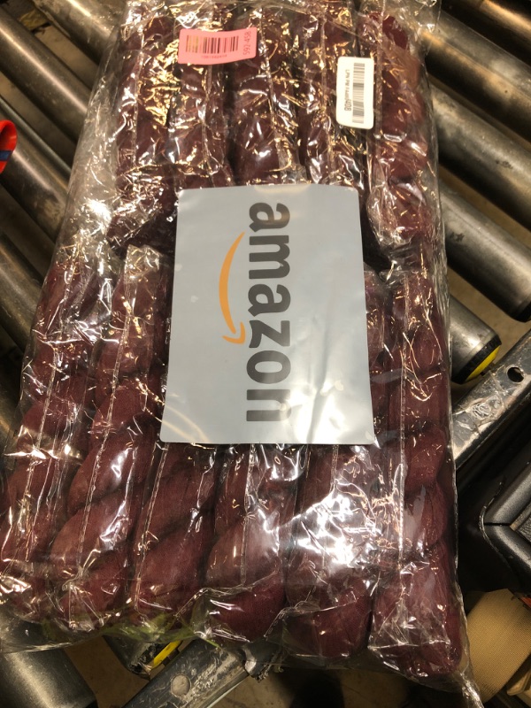 Photo 1 of 12 Pack Cheesecloth Table Runner, Runner Gauze Boho Wedding Decor Romantic Table Runner for Wedding Birthday Party(35" x 118") (Wine Red)