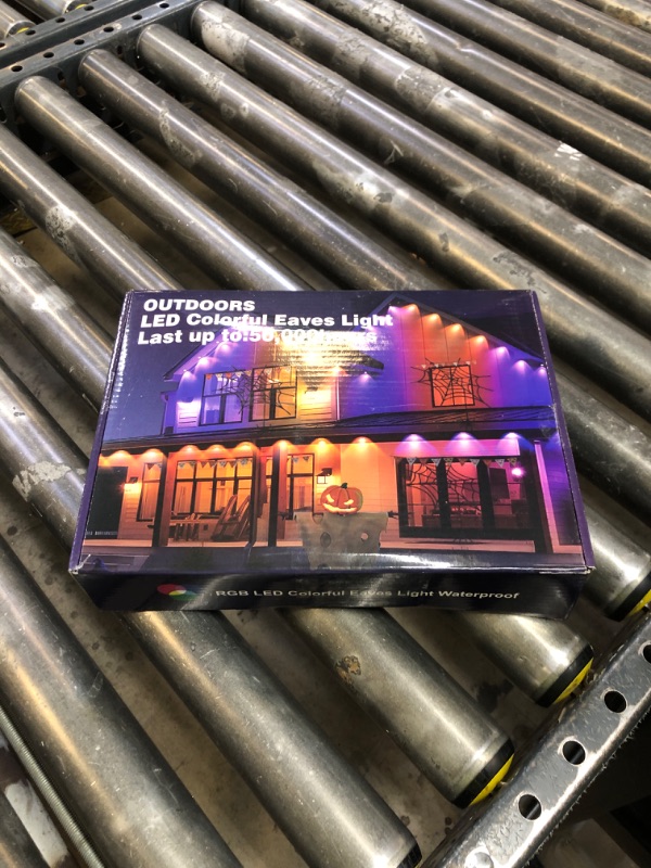 Photo 1 of 100FT Permanent Outdoor Lights, RGB LED Eaves Lights with APP/Remote Control, IP67 Waterproof LED String Lights for Christmas, Halloween, Garden Decor