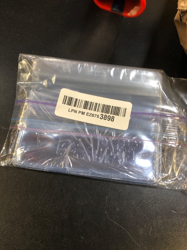 Photo 1 of 10 Pack Card Protector Social Security,Medicare, Credit&Driver's License Sleeve ID Badge Holder,Name Tag ID Card,Cover Sleeve Pouch.4x3 inch Clear Vinyl Plastic Sleeve Waterproof with Resealable Zip