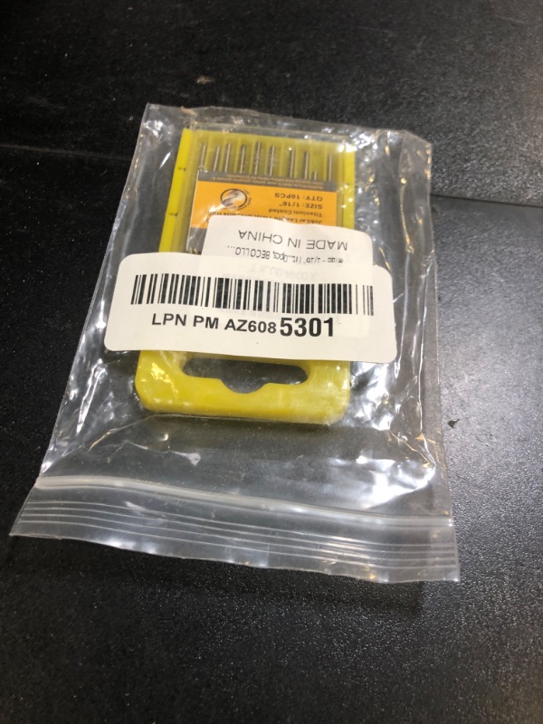 Photo 1 of 1/16" Titanium Drill Bits, HSS Metal Jobber Length Twist Drill Bits, 135° Split Point, Suitable for Drilling in Metal, Plastic, Wood, Pack of 20pcs, BECOLLO…