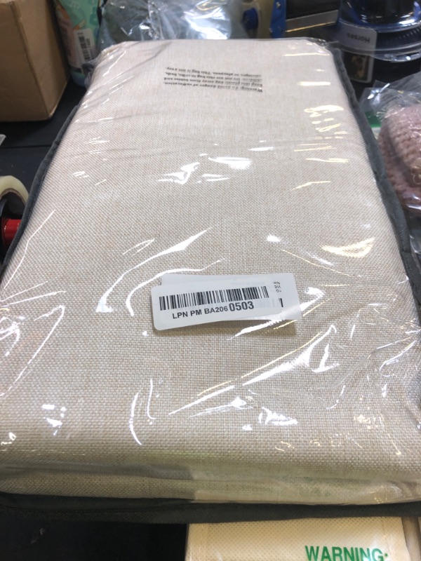 Photo 1 of 100% Blackout Shield Linen Blackout Curtains for Bedroom 96 Inches Long, Back Tab/Rod Pocket Living Room Drapes, Thermal Insulated Blackout Curtains 2 Panels Set, 50" W x 96" L,Cream