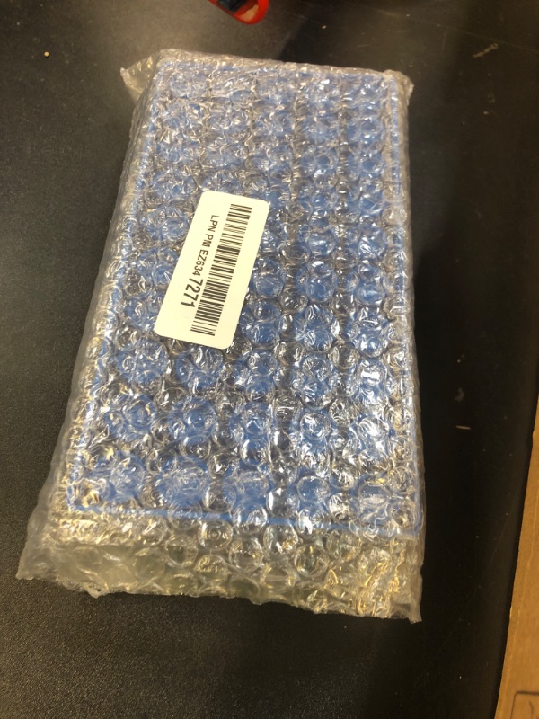 Photo 1 of (2 Packs) Vial Rack, 2ml HPLC Sample Bottles Rack Single Blue Holds 50 Standard 12 mm 2 mL vials, Stackable Tube Rack