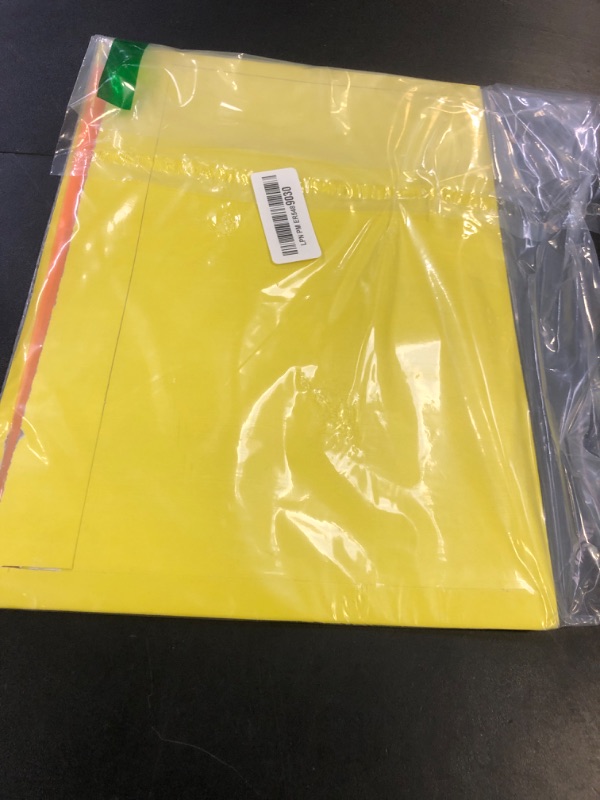 Photo 1 of 10-Pack A4 Colored PVC Flexible Plastic Sheets, 0.3mm Orange Transparent Film for Office Reports, Presentation Covers, Document Protection & DIY Crafts