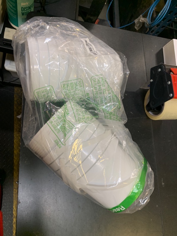 Photo 1 of 10Pcs 0.4Gallon Plastic Food Grade Buckets, White Bucket with Lid and Handle, Small Paint Containers with Lids for Multipurpose Paint Water Art Crafts Projects Garage Organization(50.7oz)