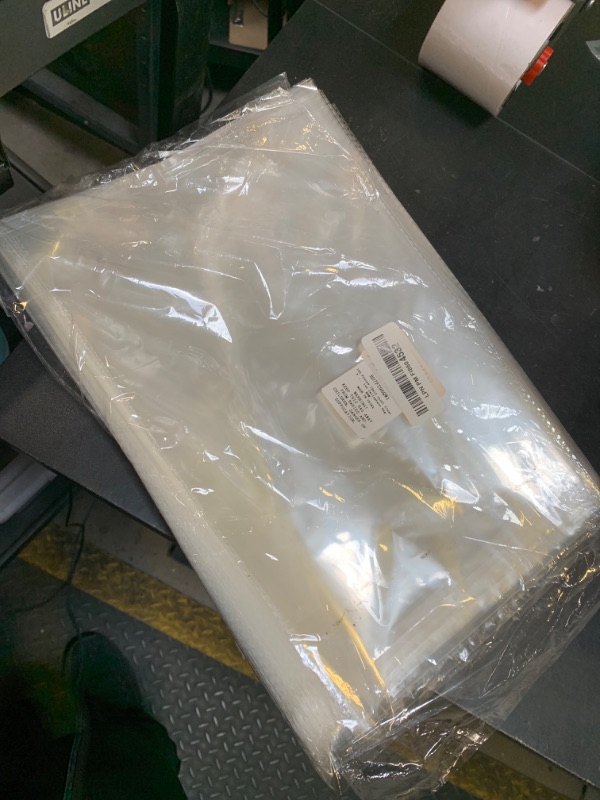 Photo 1 of 100 Pieces (9x12 Inch) Clear Plastic Bags for Packaging, Clothing & T-Shirts Strong Packing Self Adhesive Cellophane Bag