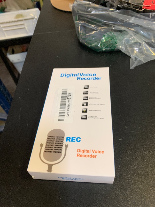 Photo 1 of ?64GB? 4800 Hours Voice Activated Recorder - Tallkcoder Dictaphone Recording Device MP3 Records with Playback, Digital Voice Recorder with AI Noise Reduction for Lectures Meetings Interviews Work
