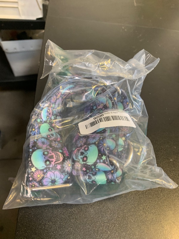 Photo 1 of 1.5 inch Skulls Martingale Collar for Dogs, Wide,Big&Thick Dog Collar?Heavy-Duty Training Collar for Medium Large Extra Large Dogs- Skulls XL