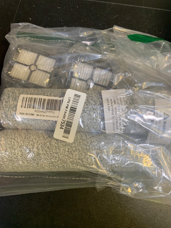 Photo 1 of (6pcs) Replacement Brush Rollers & HEPA Filters For Tineco Floor ONE S5/Floor One S5 Pro 2 Wet Dry Vacuum Cleaner, Compatible Replacement Parts Accessories Kit Inclue 3 Vacuum Filter, 2 Brush Rollers