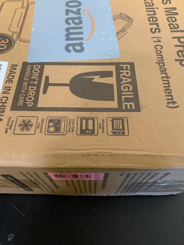 Photo 1 of [8-Pack,30 oz]Glass Meal Prep Containers,Glass Food Storage Containers,Airtight lunch Containers with Lids, Microwave, Oven, Freezer and Dishwasher