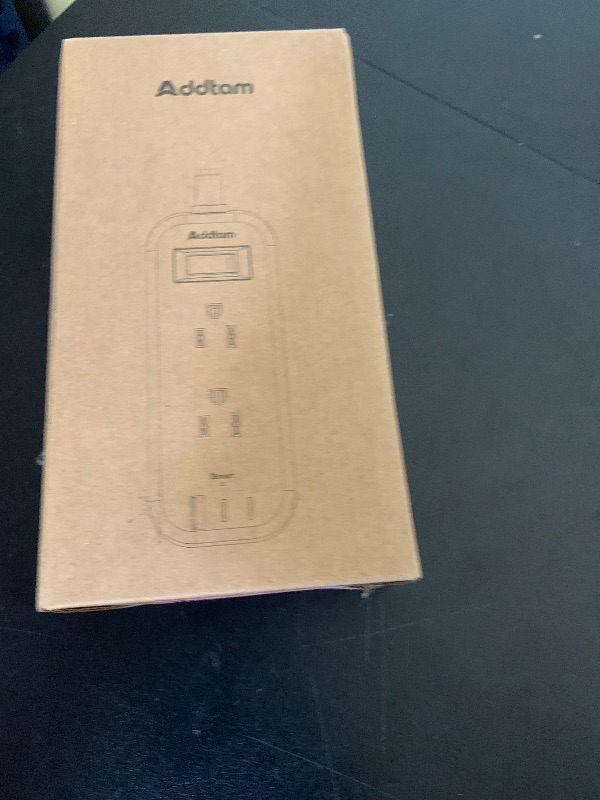Photo 1 of 10Ft Extension Cord with Multiple Outlets, Addtam Flat Plug Power Strip Surge Protector Long Cord, Outlet Extender with 6 AC Outlets 3 USB (2 USB C), Multi Plug for Home College Dorm Room Essentials