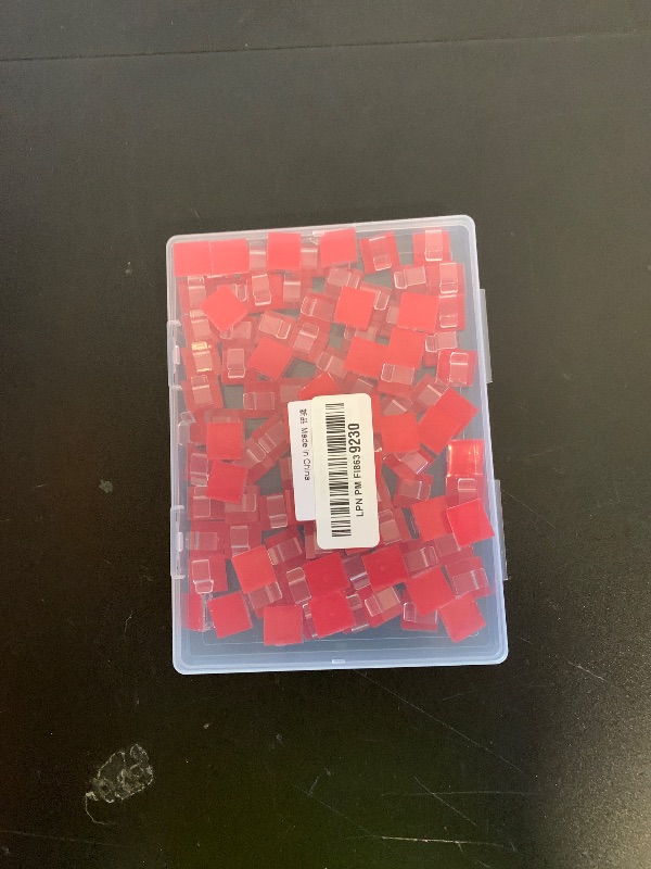 Photo 1 of 100 Pcs Cable Clips, Adhesive Cable Organizer Cord Holder Wire Clip Wire Management Self Adhesive Hooks Wire Holder for Office, Home(Transparent, 100PCS)