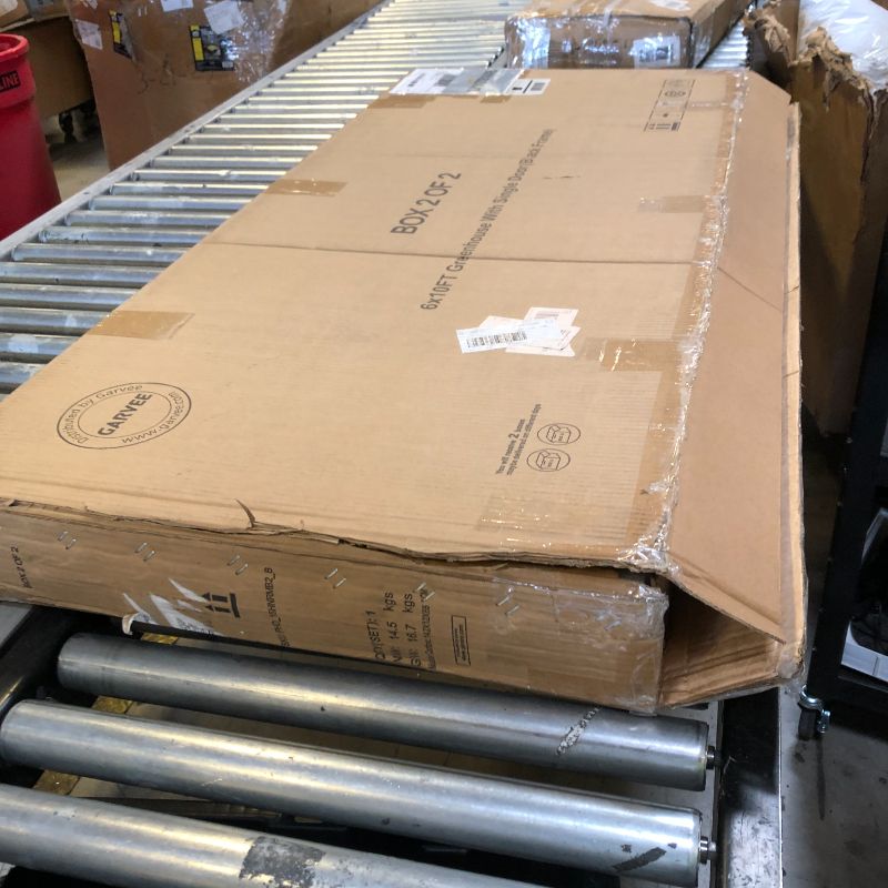 Photo 1 of *BOX 2 OF 2 ONLY-MISSING BOX 1 OF 2*** 6x10 FT Outdoor Greenhouse, Polycarbonate Green Houses for Outside