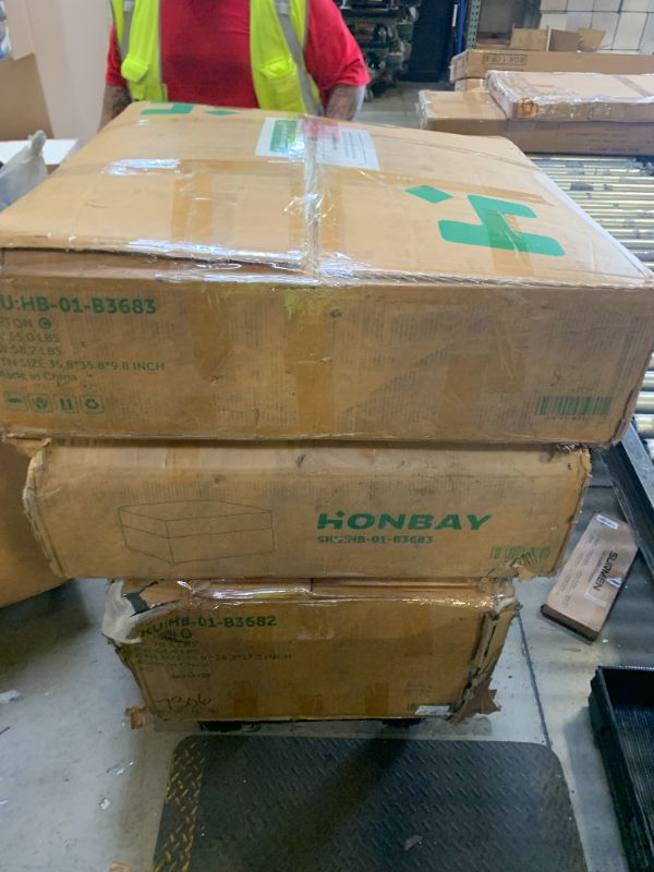 Photo 1 of *PARTIAL SET****HONBAY Modular Sectional Sofa with Storage Corduroy Sectional Sleeper Sofa Modular Sectional Couches for Living Room,Green