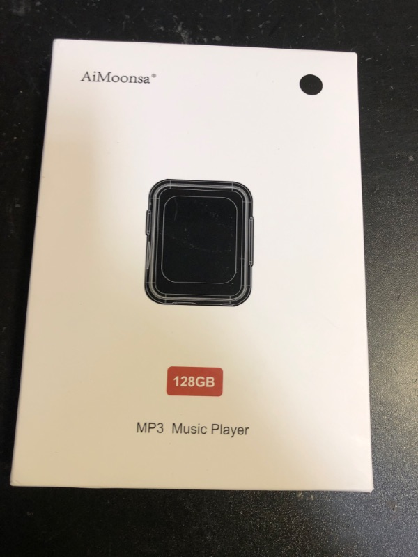 Photo 1 of 128GB MP3 Player with Bluetooth 5.3, Portable Digital Lossless Music Player with Built-in Speaker, 2.0 in Full Touch Screen, HiFi Sound, FM Radio, Voice Recorder, Earphones Included