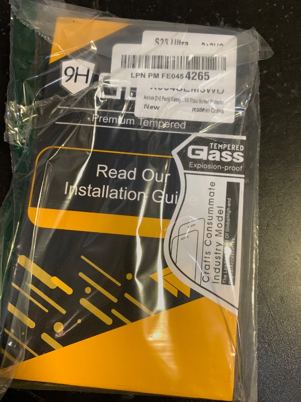 Photo 1 of [2+2 Pack] Glass Privacy Screen Protector for Samsung Galaxy S23 Ultra 5G, 9H Tempered Glass, Ultrasonic Fingerprint Compatible,HD Clear Anti-Spy Film for Galaxy S23 Ultra Glass Screen Protector