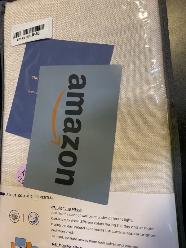 Photo 1 of 100% Blackout Shield Linen Blackout Curtains for Bedroom 102 Inches Long, Back Tab/Rod Pocket Living Room Drapes, Thermal Insulated Blackout Curtains 2 Panels Set, 50" W x 102" L,Cream
