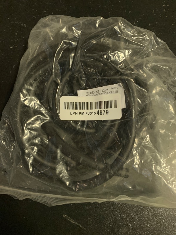 Photo 1 of 10FT Black Latex Rubber Tubing,3/8in OD 1/4in ID Black ONE Continuous Piece