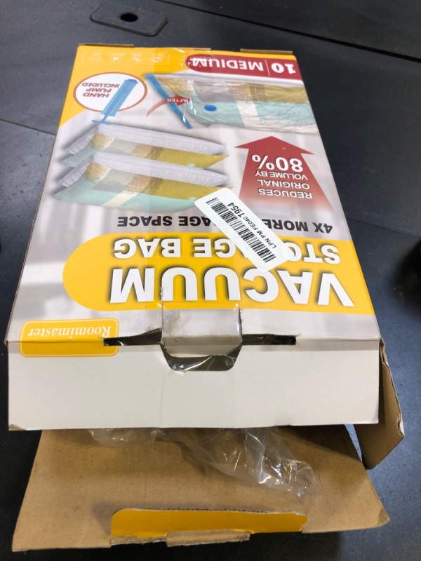 Photo 1 of 10 Medium Vaccum Storage Bags, Space Saver Vacuum Storage Bags Medium, Space Bags, Vacuum Seal Bags for Clothes with Travel Hand Pump
