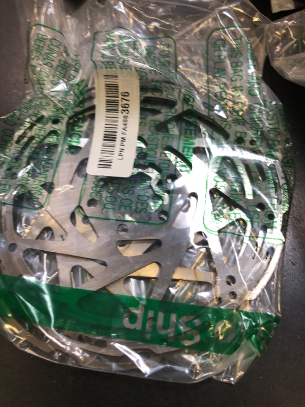 Photo 1 of 2Pcs 160mm Disc Brake Rotor Stainless Steel Bike Disc Brake Rotor with 6 Bolts Fit for Road Bike,Mountain Bike,MTB,BMX