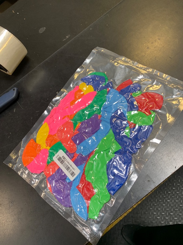 Photo 1 of 100 PCS Balloons, 12 Inch Assorted Colors Balloon & 10 Kinds of Color Balloons, Latex Balloon Bulk for Birthday, Baby Shower, Wedding, Family Party.