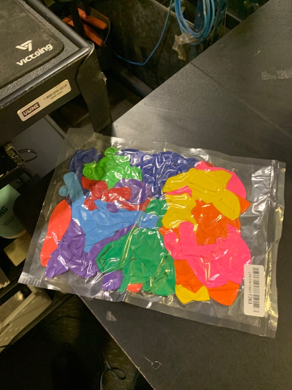 Photo 1 of 100 PCS Balloons, 12 Inch Assorted Colors Balloon & 10 Kinds of Color Balloons, Latex Balloon Bulk for Birthday, Baby Shower, Wedding, Family Party.