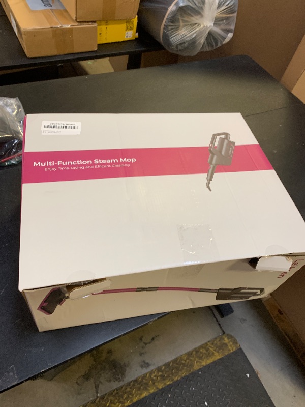 Photo 1 of 12-in-1 Steam Mop, Detachable Steam Cleaner, Extendable Hose, 23FT Power Cord, 440ml Removable Tank, 260°F Floor Steamer, 3-Level Control, Multi-Purpose for Hardwood, Tile, Grout, Windows, Kitchen