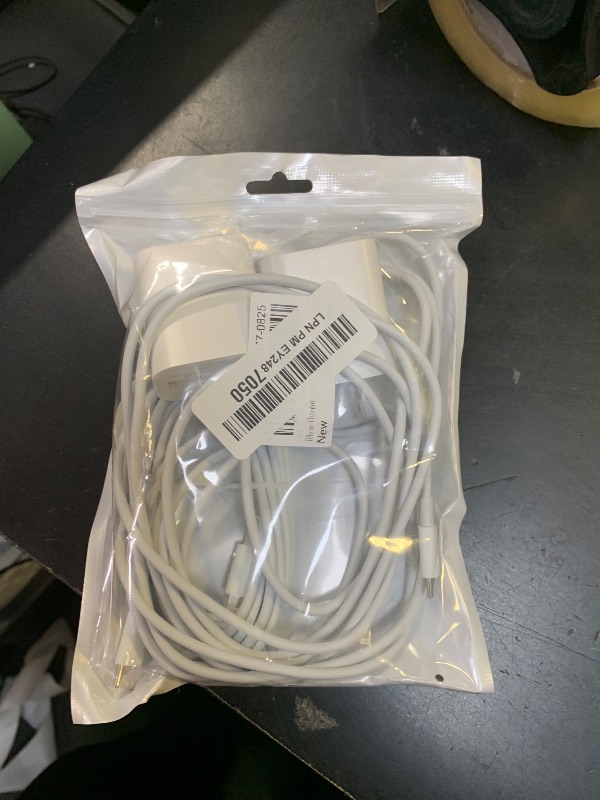 Photo 1 of 10FT iPhone Fast Charger,[Apple MFi Certified] 2Pack PD Dual Apple Fast Charger USBC Charge Block 10Foot Lightning Cable Cord Quick Charging for iPhone 14/Pro/Pro Max/Plus/13/12/11/XS/XR/X/SE2022/iPad