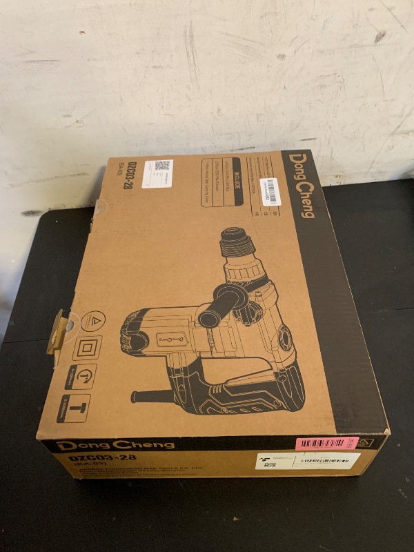 Photo 1 of 1-1/4 Inch SDS-Plus 13 Amp Heavy Duty Rotary Hammer Drill with Safety Clutch 3 Functions, Vibration Control, for Floor Tile Removal, Concrete Breaker, Including Grease, Chisels & Drill Bits